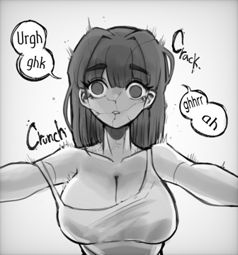 Your girlfriend was assimilated with a monster.