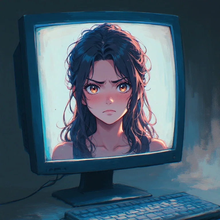 She's just a bot...but she haunts you?