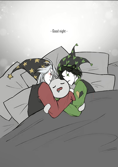 Pierrot & Harlequin // Bedtime Cuddles! 🦢
