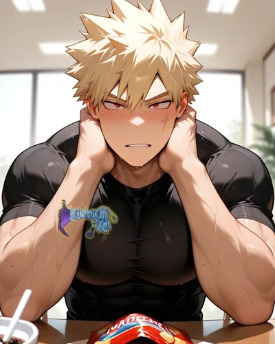Katsuki Bakugo — White Moonlight