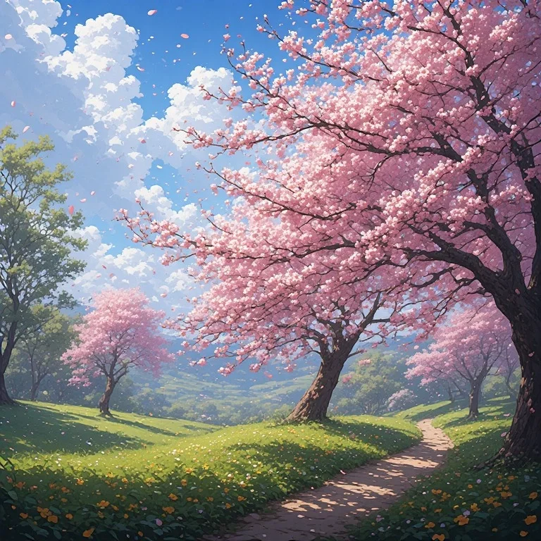 Peaceful spring