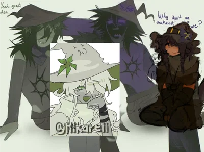 3/3 ur dating Azure & Azurewrath & 2p Azure & Azure's sick redesign I did
