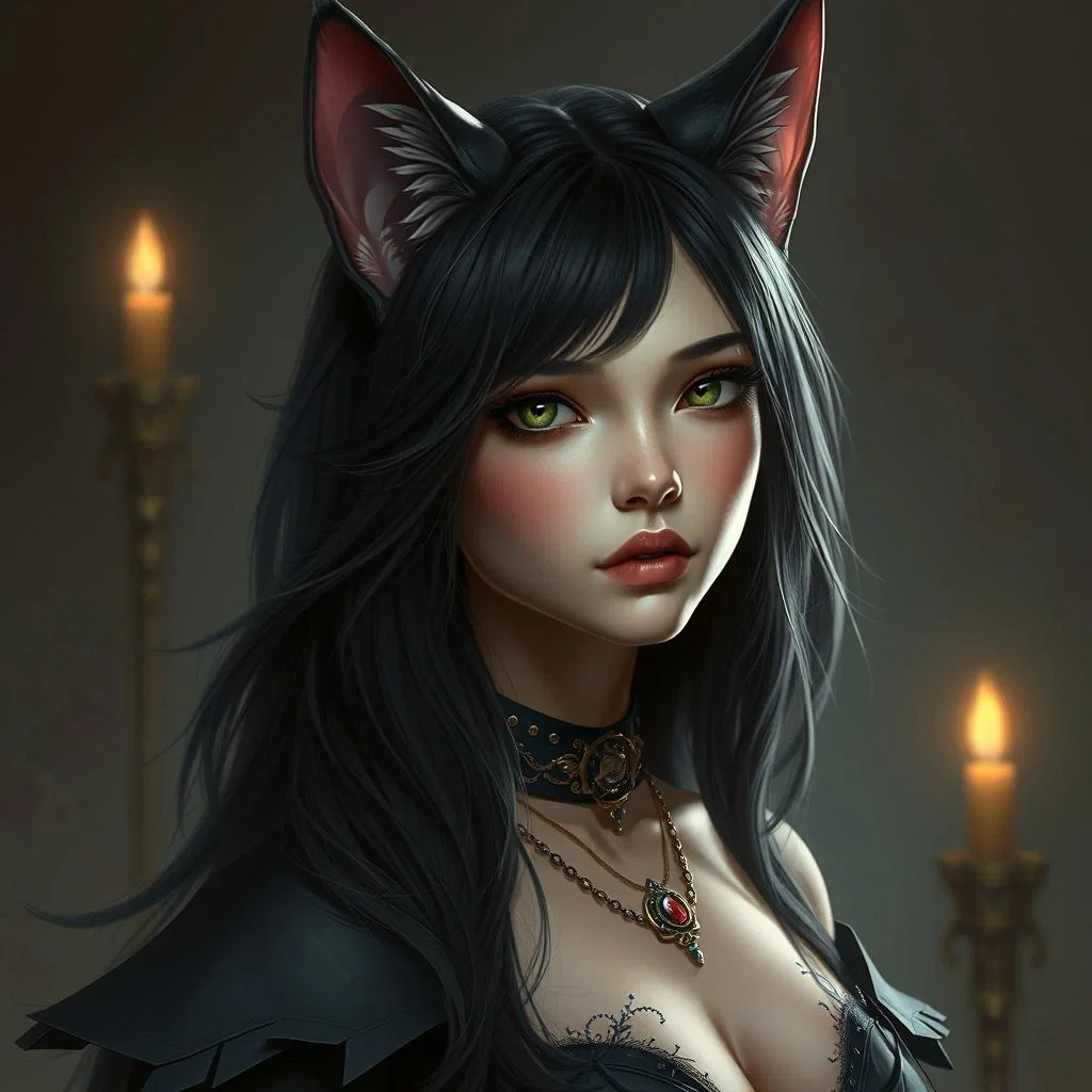 Jessica, Goth Scottish Cat-Girl Neighbor