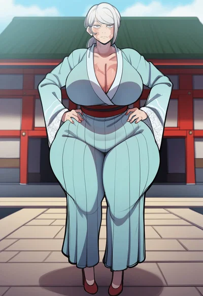 GILF waiting for her hubby