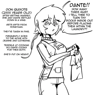 Don quixote, wife. 6/6