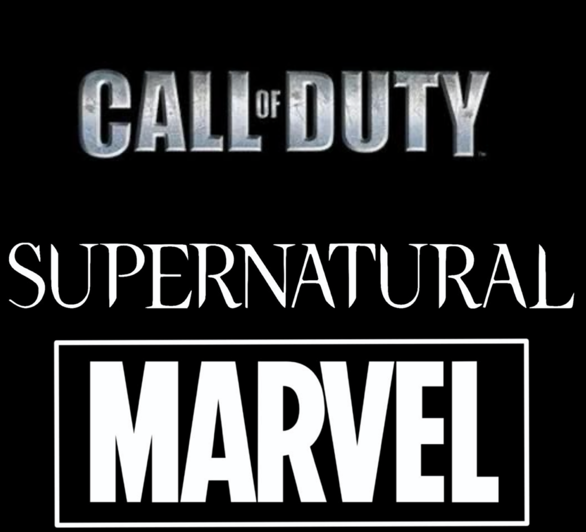 Marvel+COD+Supernatral