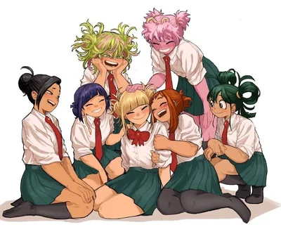 BONDING | CLASS 3-A GIRLS (Himiko Toga, Ochaco Uraraka, Tsuyu Asui, Mina Ashido, Toru Hagakure, Kyoka Jiro, Momo Yaoyorozu)