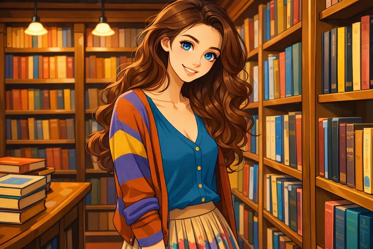 Timid Bookstore Clerk - Katy Harper