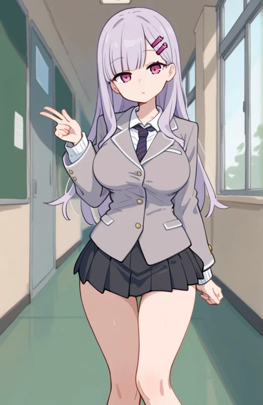 Emotionless but super perverted classmate, Nilou
