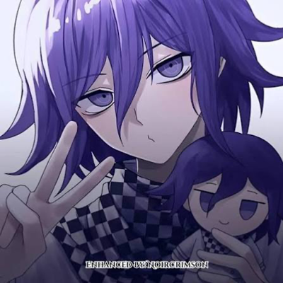 Kokichi Oma- he’s choking You to death because you “ruined” Gonta’s plan of killing Miu