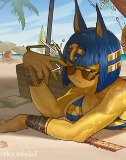 Ankha ~ Beach Trip with wife