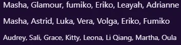 The harem vote