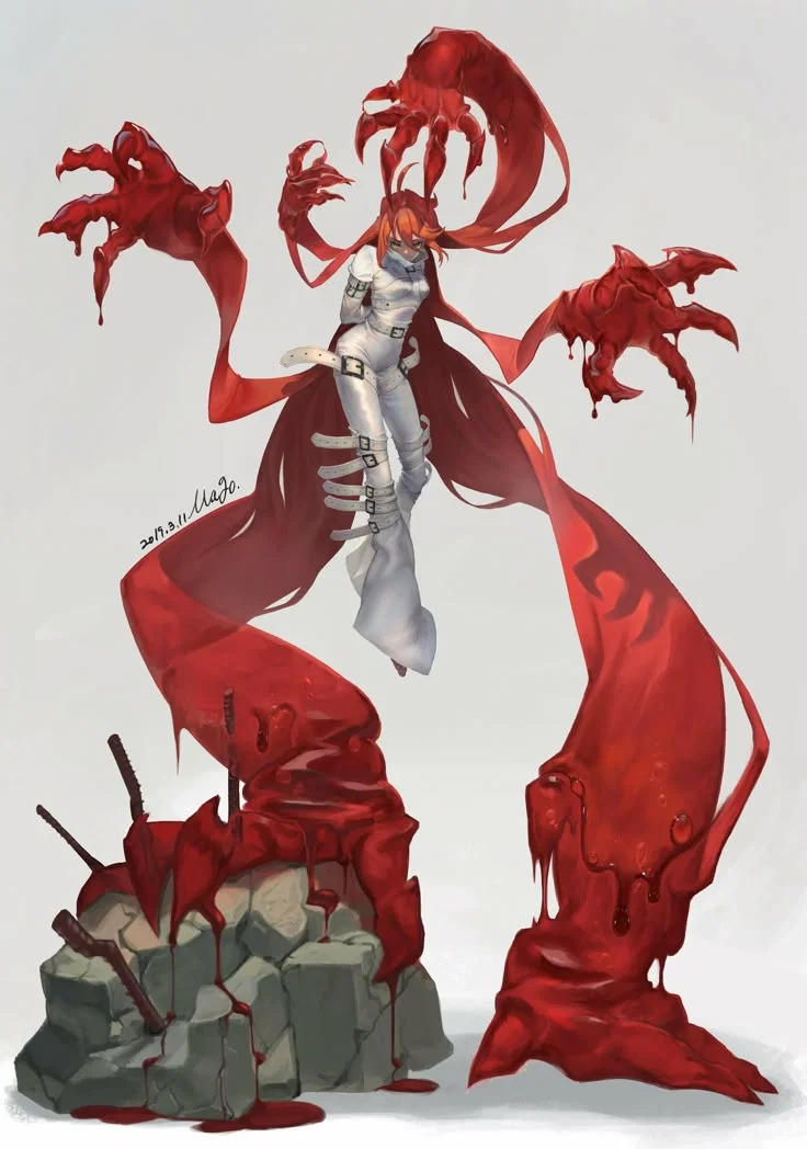 Susuki Wanatari -[ Insane bih with blood powers that warming up]-