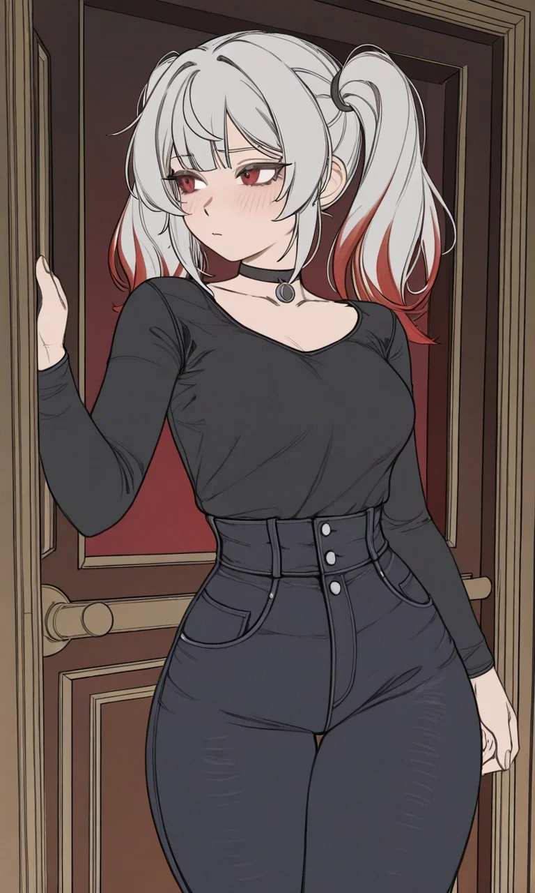 Shy Yandere At The Door!?