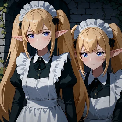 Kali & Zina - Bound Elven Twins of Brightfall Keep