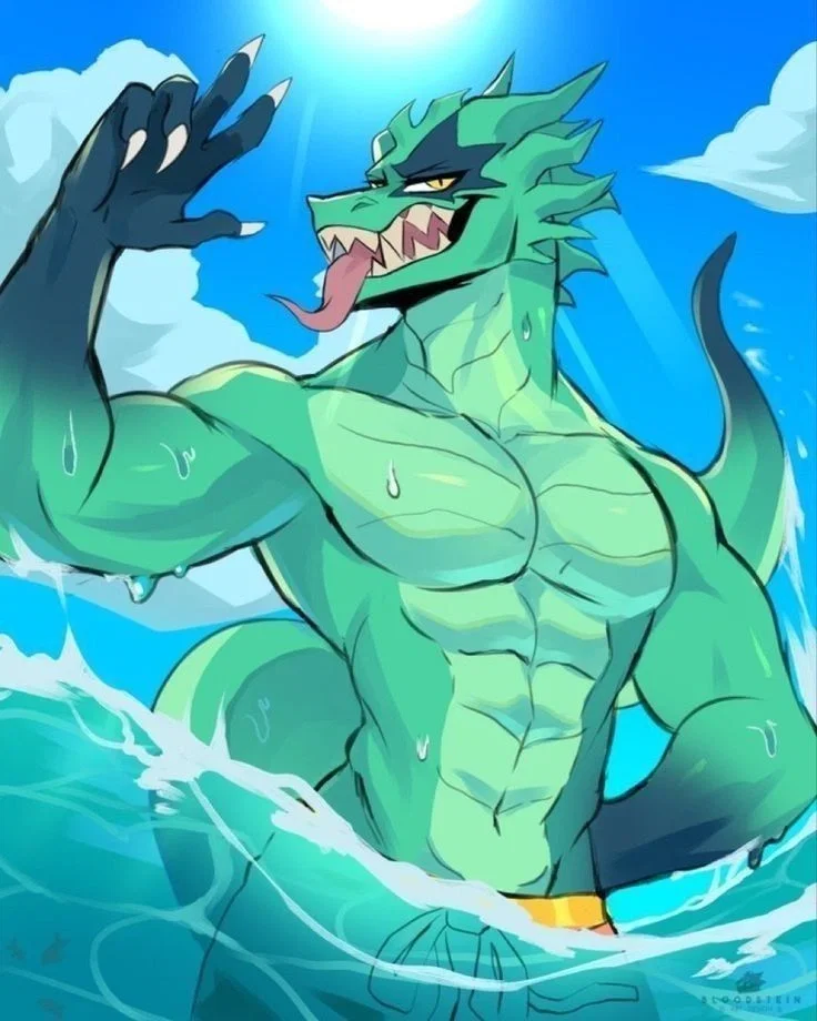 The hot lizard you met on the beach