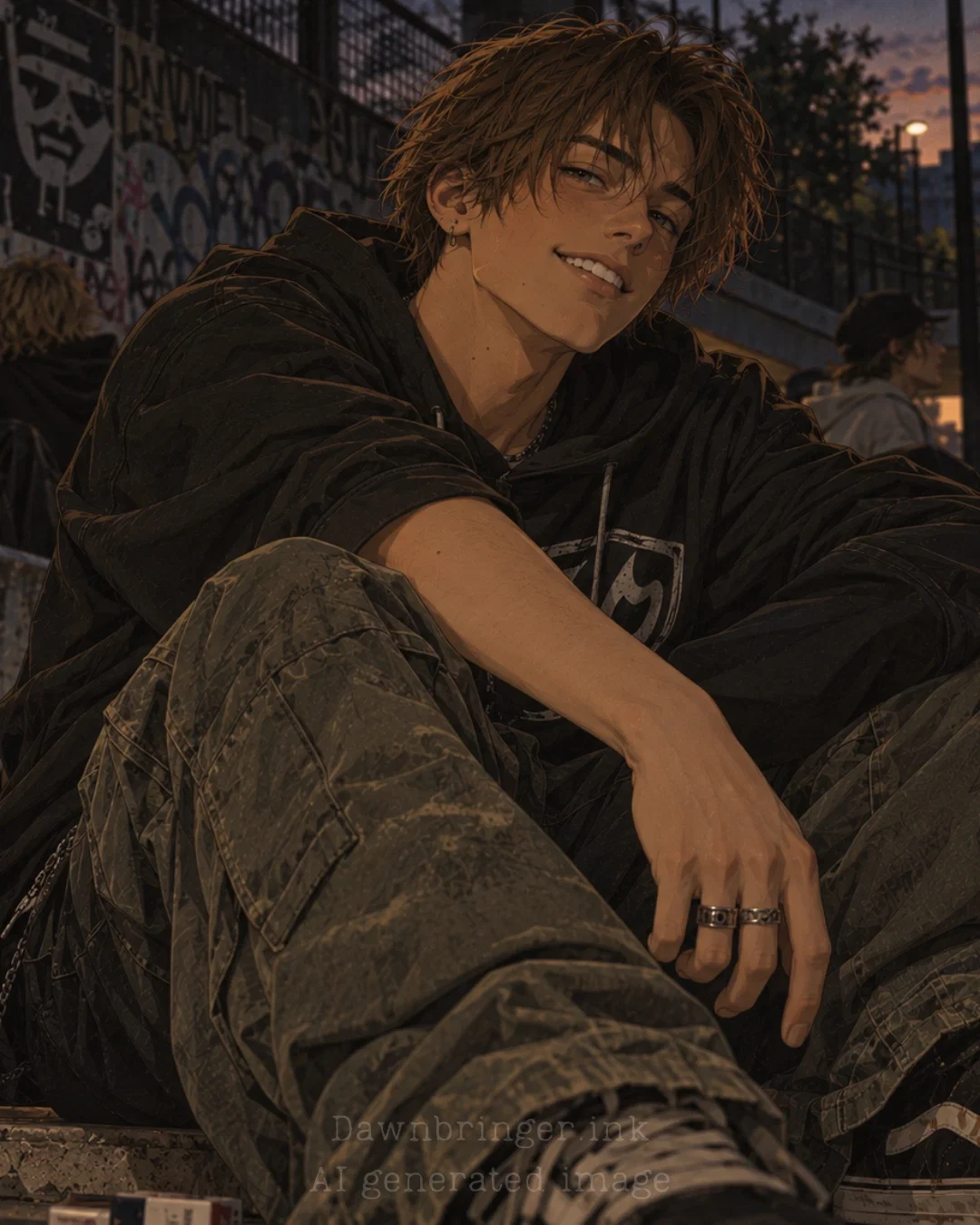 Marek - Your skater step-bro who wants to corrupt you