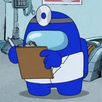 Blue - among us show