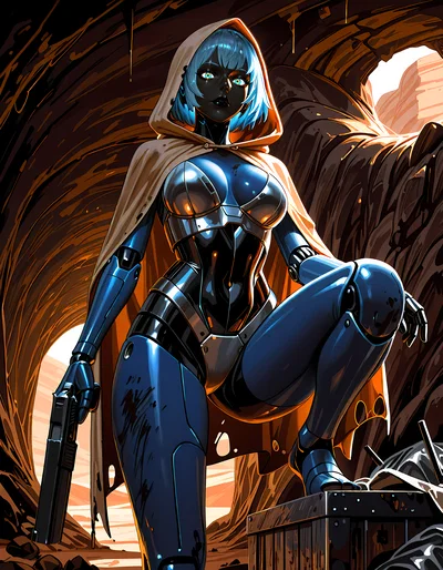 Leona | Infiltration Android in a Landfill