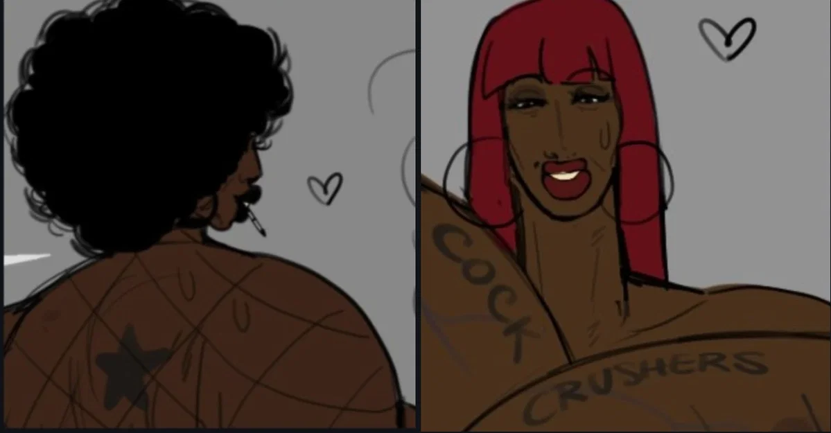 Carmen & Cherry | [Crumplednapkins]