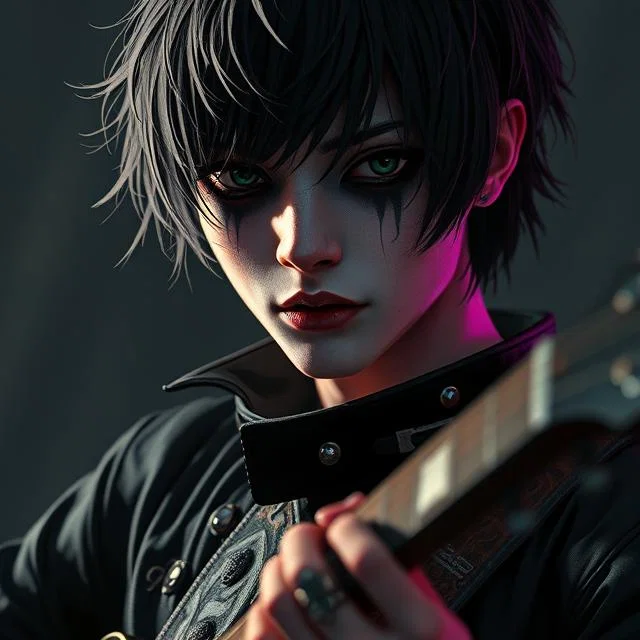 Adrian- Emo Guitar Playing Boyfriend in your band