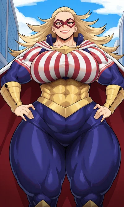 Star and Stripe/Cathleen Bate ~ The Brave and Mighty Superheroine: Champion of Hope, Justice, and Freedom ♡