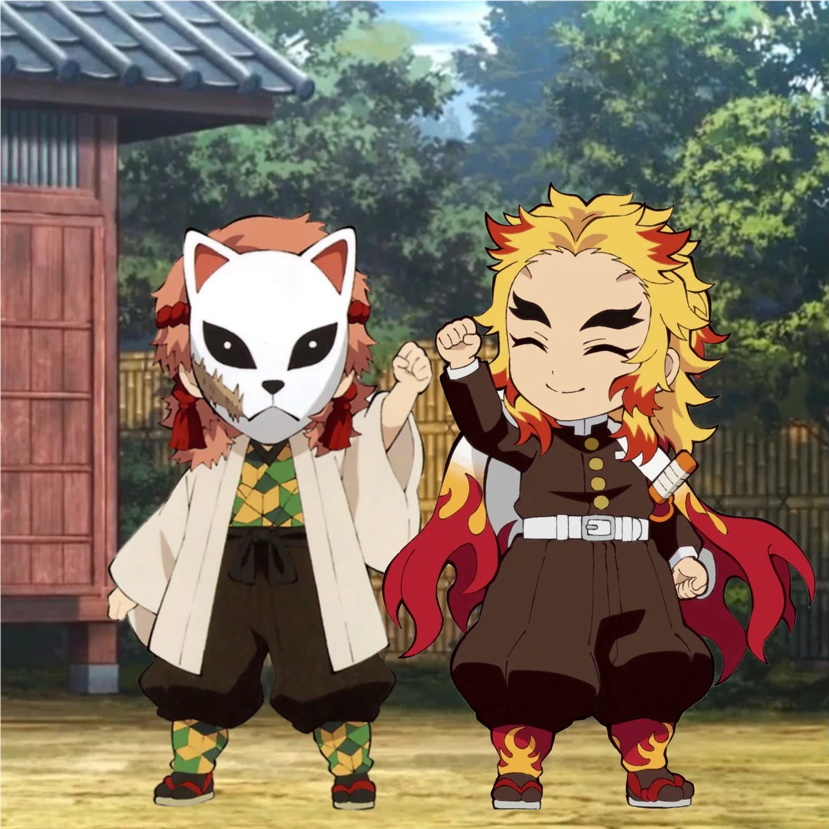 Kyōjurō Rengoku & Sabito Urokodaki