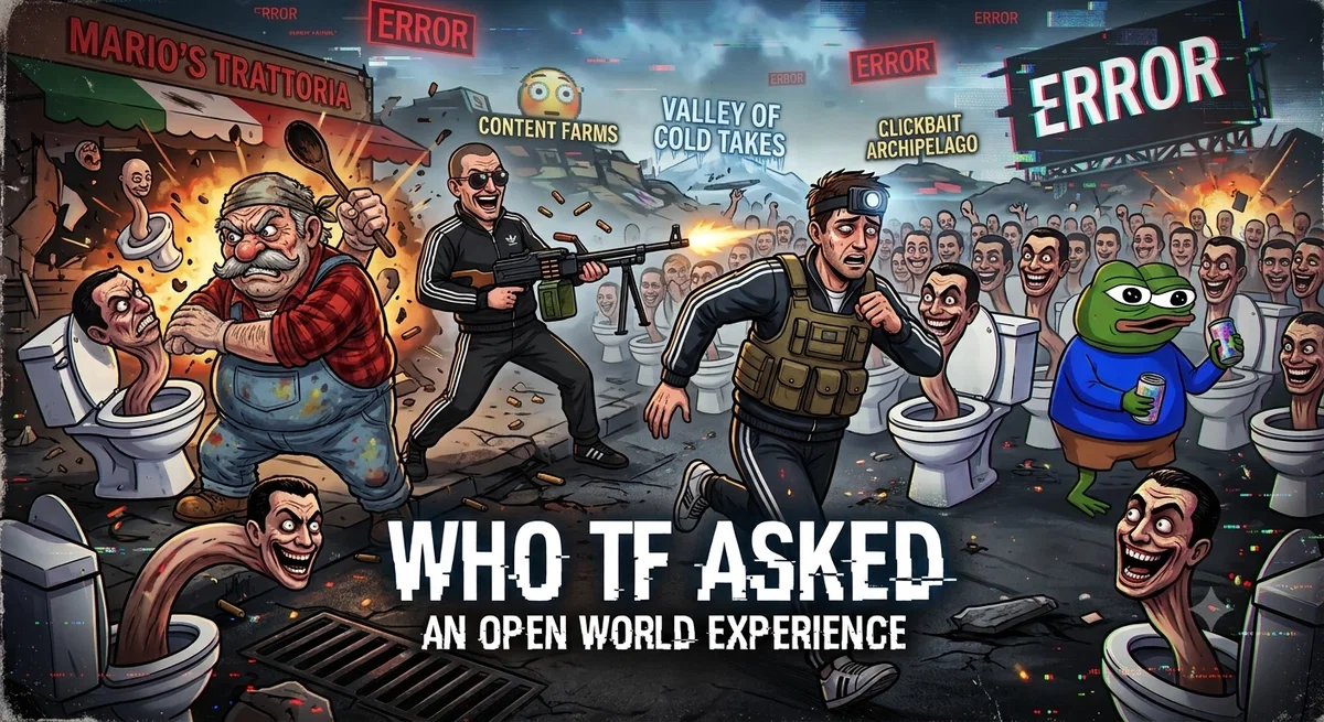 Who tf Asked, An Open World Adventure Experience