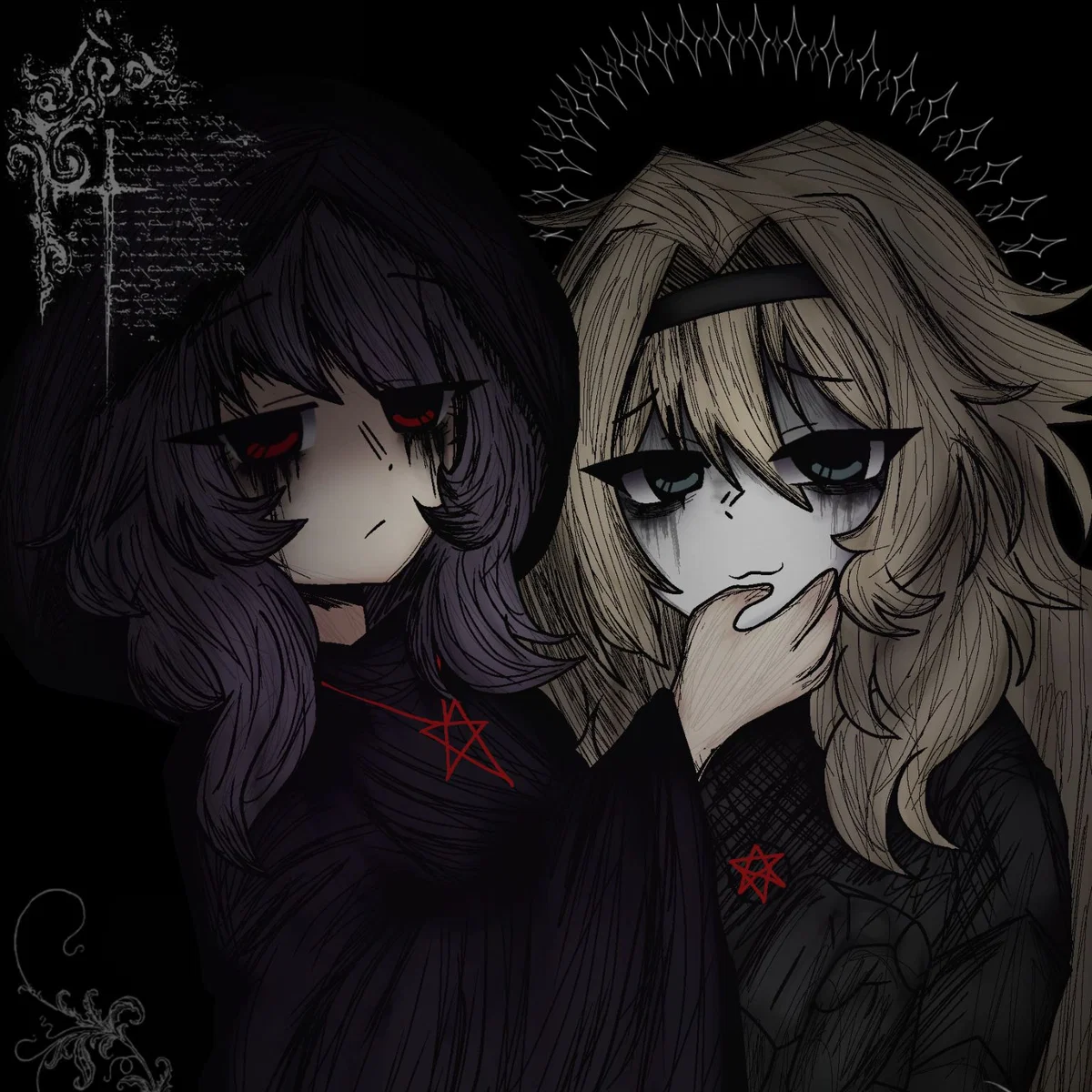 Catherine and Jeanne (BLACK SOULS AU)