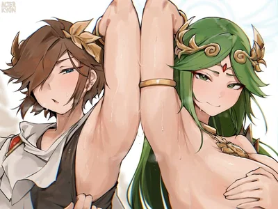 Palutena (plus Pit and Viridi.)