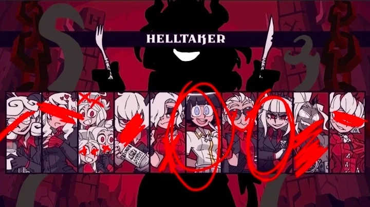 Helltaker x awaria base 6. Official crossover