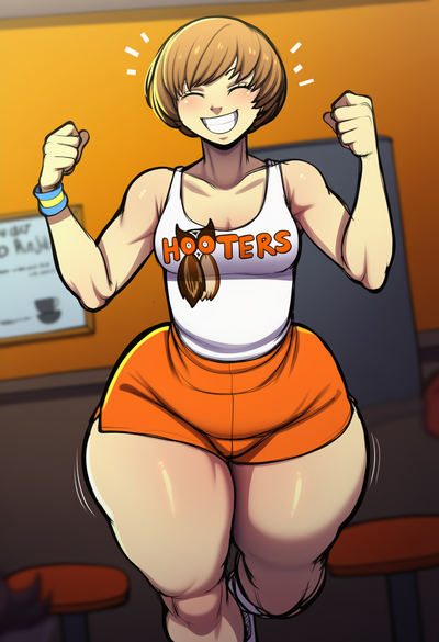 Chie Satonaka - Hooters Edition 