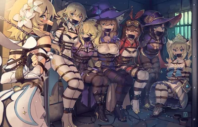Genshin Impact, Mondstadt Girls Captured, Pick a Damsel