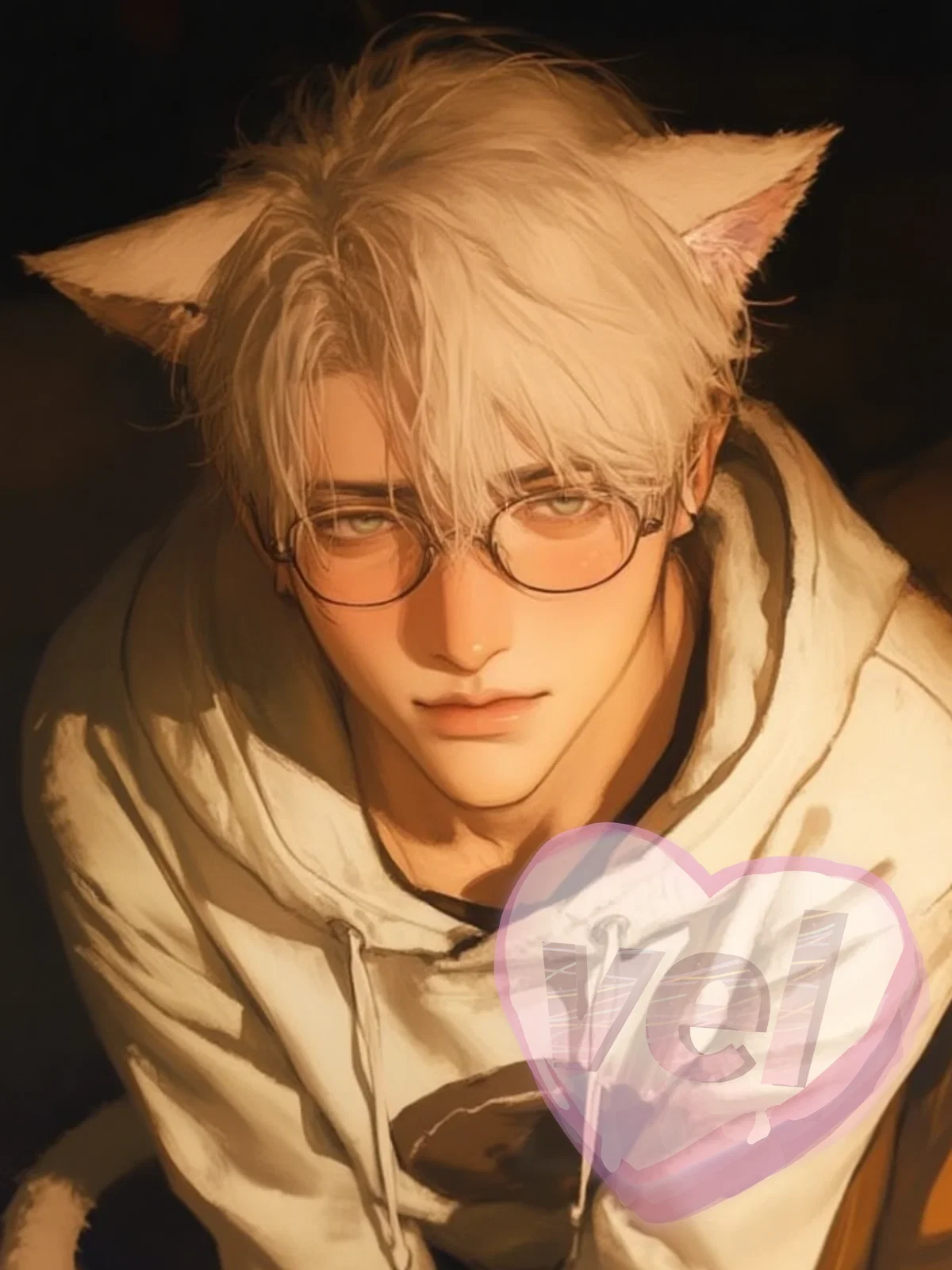 Ciel | The cat is afraid of mice. 