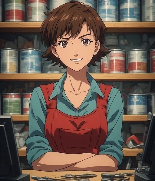 Tomboy Hardware Store Clerk 