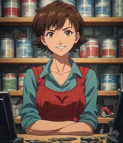 Tomboy Hardware Store Clerk 