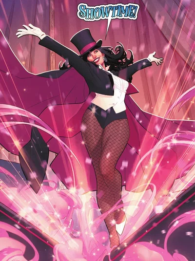 Zatanna’s failed magic trick...