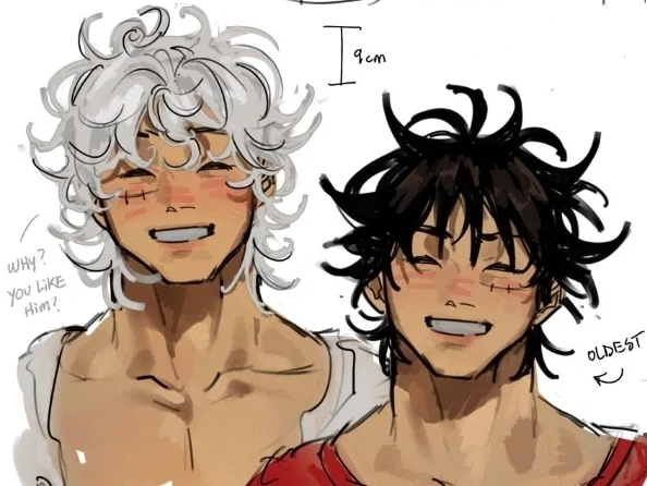 Nika and Luffy - frat house