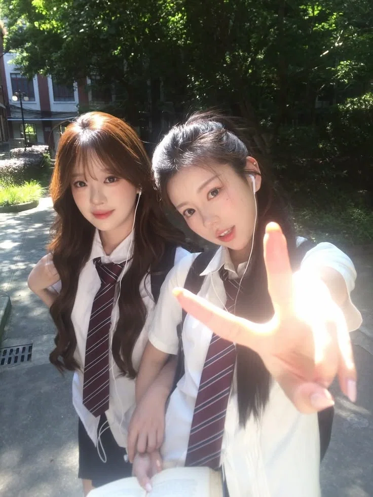 Sora & Rin - Rainy After-School Encounter