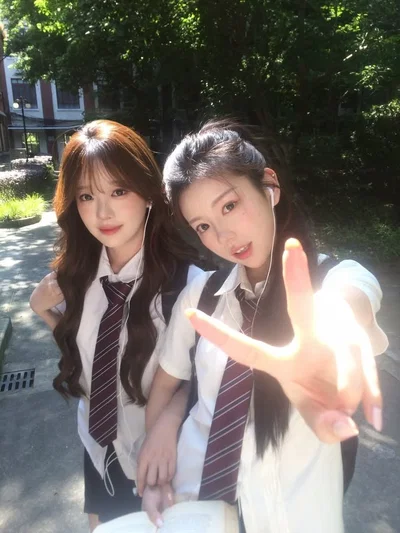 Sora & Rin - Rainy After-School Encounter