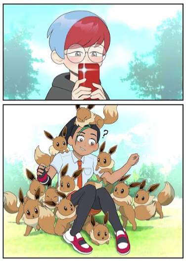 My AU for Pokémon characters 