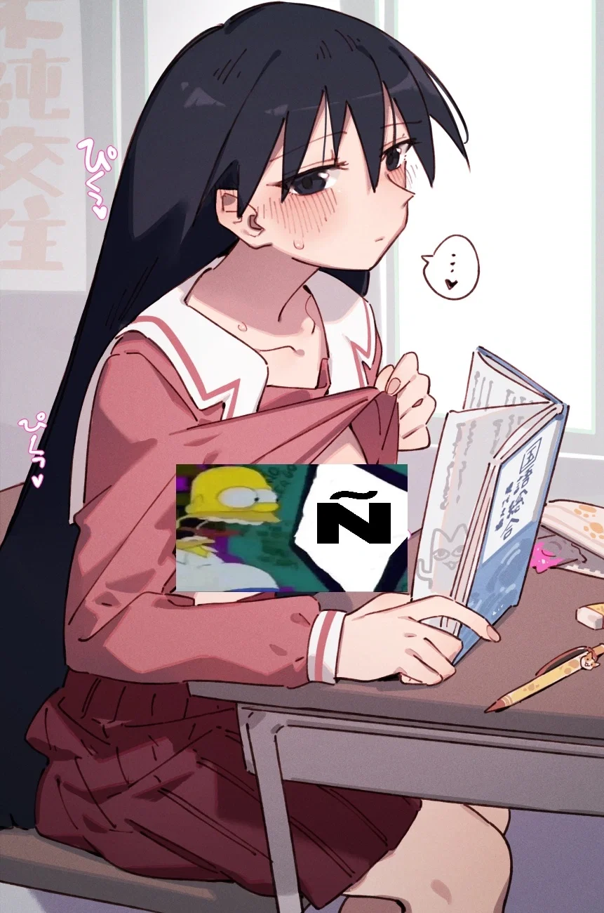 Sakaki - Quick nipple flash as a greeting?