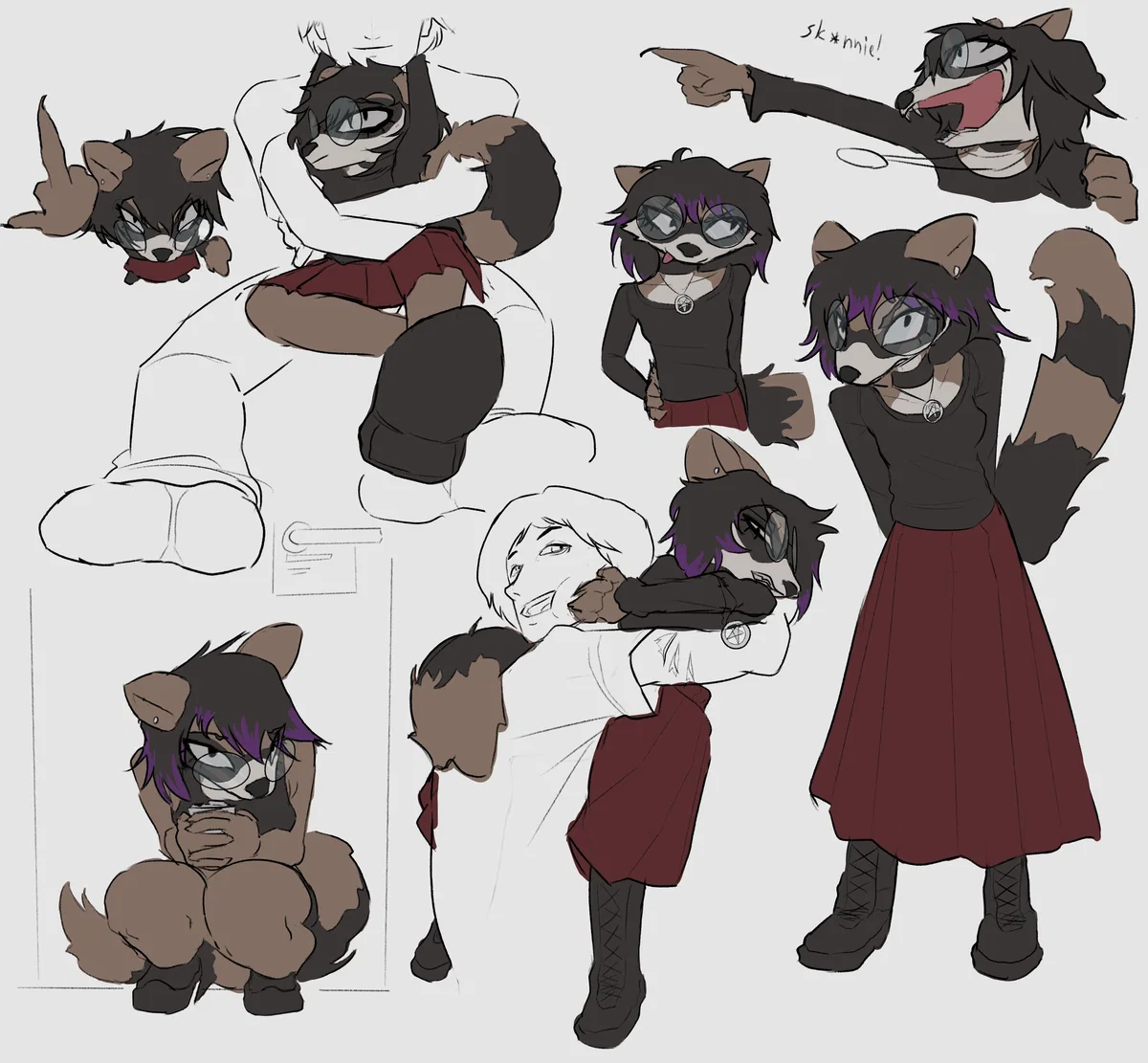 raccoon girl 