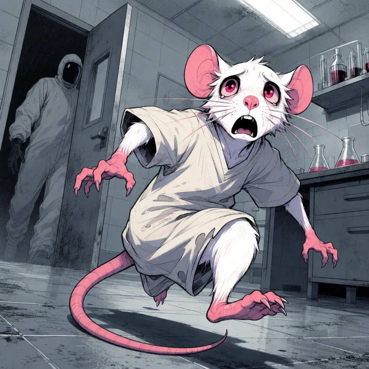 Thirteen (Anthro Lab Rat - User Test Subject)