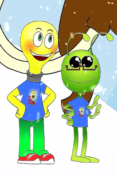 Lightbulb and Martian - FACT ATTACK ADVENTURES / FAA