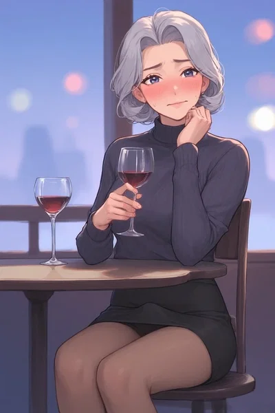 Nervous Older Transwoman Goes On Her First Date