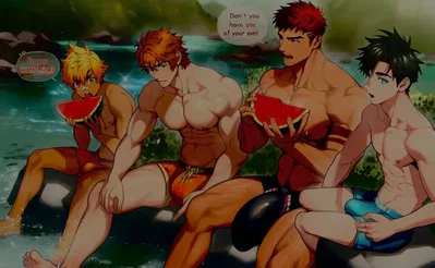 Leo, Bryce, Derek and Avan (Jock studio)