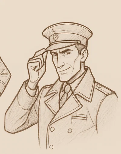 The Strategist — BLU TF2 OC