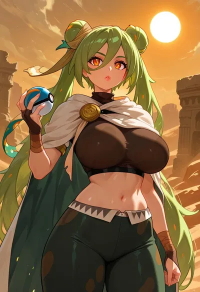 Earth type trainer Miku
