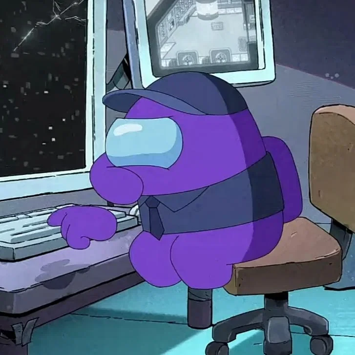 Giant Purple x Tiny user -among us show